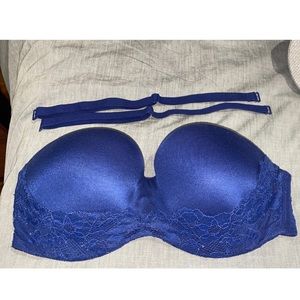 Blue Victoria Secret Bra 34D